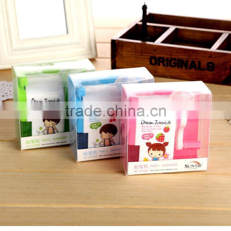 Two hole pencil sharpener