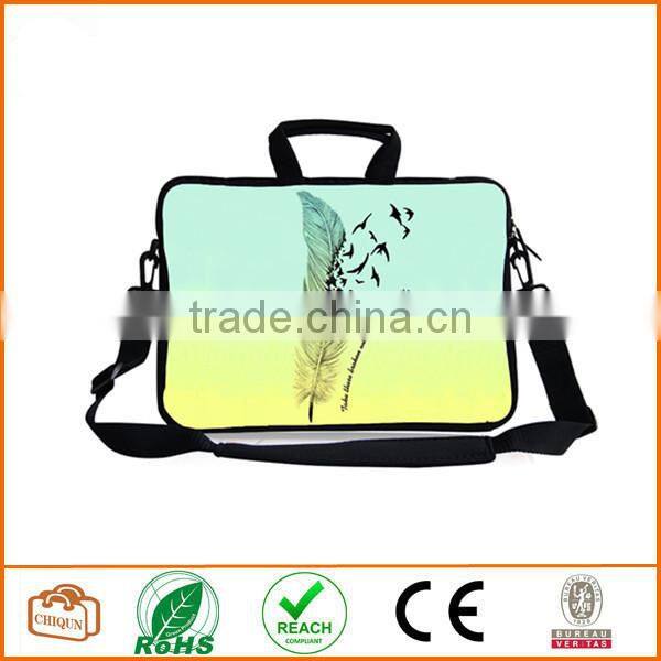13-Inch Take These Broken Wing and Learn To Fly Waterproof Neoprene Laptop Sleeve Case Bag Handbag with Extra Side Pocket