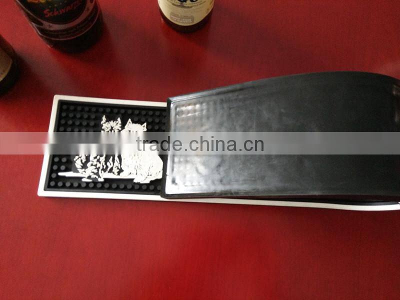 2017 Hot Sell Factory price custom pvc branded bar mat using