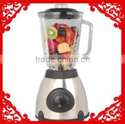 professional stainless steel housing glass jar blender