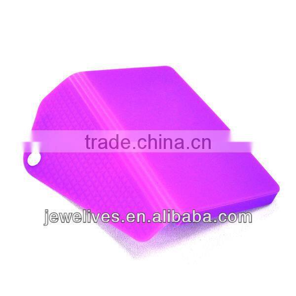 Ladies candy color store silicone wallet for promotion