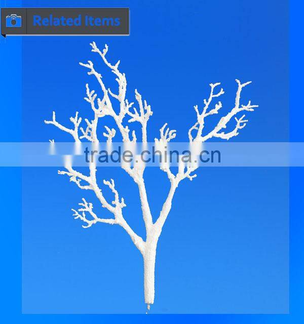 Winter wonderland theme party decoration white trees falling snow artificial tree