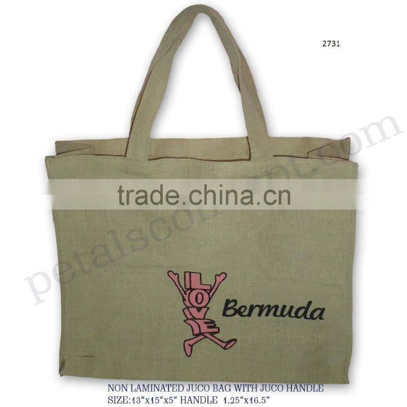 juco promotional beach bag