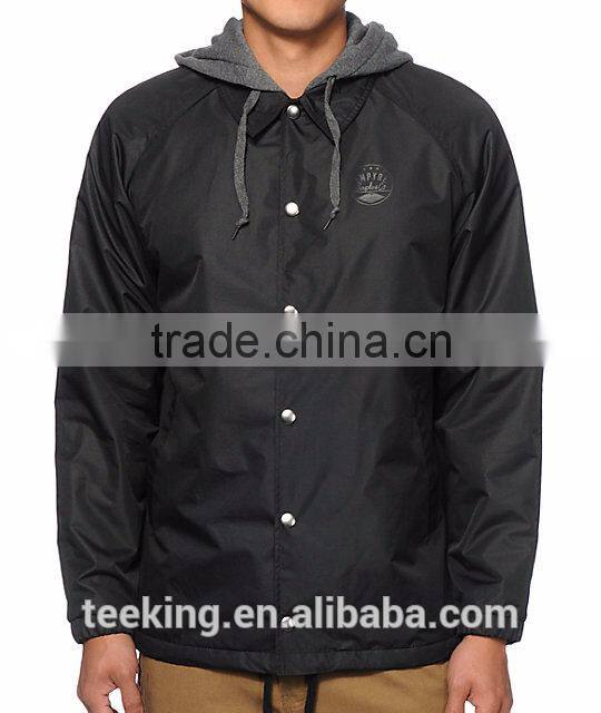 High quality mesh lining nylon taffeta windbreaker