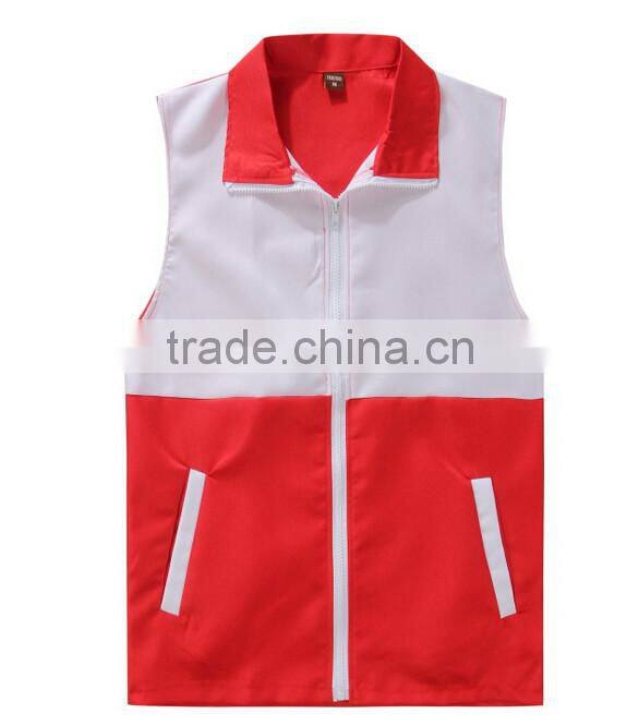 Colorful Unisex Logo Embroideried Safety Vest