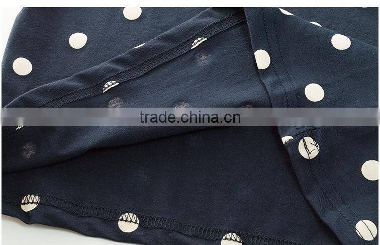 High quality dots printed cotton t-shirt for chirlden