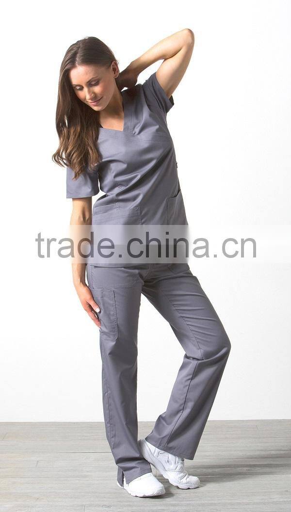 Custom hospital uniform clinical medical scrubs