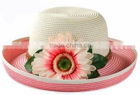 Cheap Straw Fashionable Fedora Hat,Fashion Straw Hat