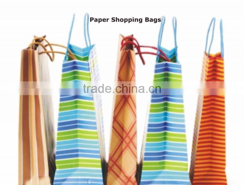 Offset Printed Paper Shopping Bags