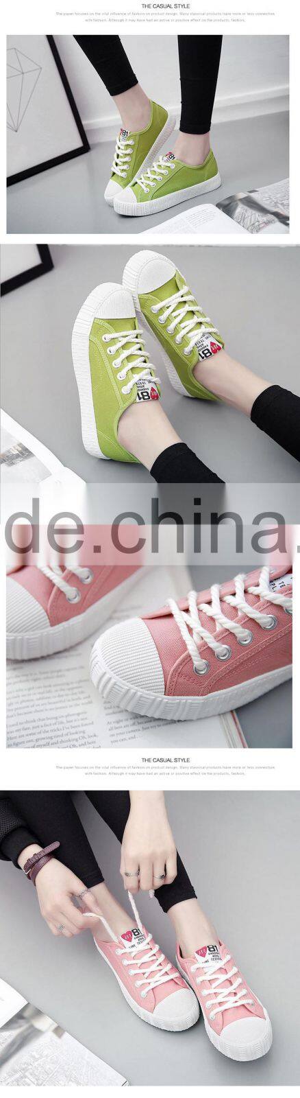 Woman cheap casual canvas shoes wholesale