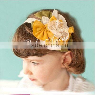 Lovely Girls Hair Bow Set Infant Baby Toddler Kids Boutique Fashion Little Colorful Hair Bows Hair bows Set