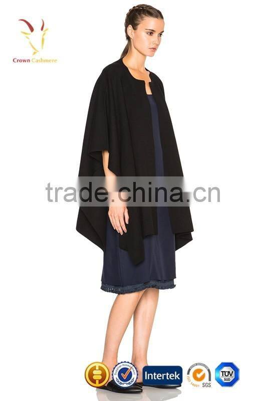 Ladies Front Drop Wool Pashmina Ponchos
