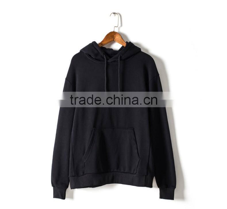 2017 design your own hoodie pullover sweatshirt embroidered black hoodie sweatshirt