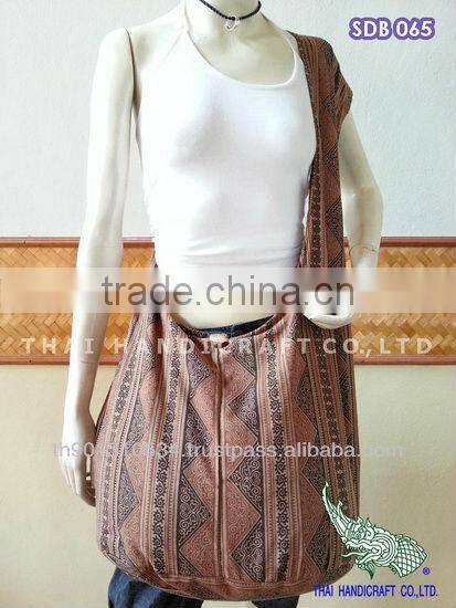 Thai Large Cotton Shoulder Hippie Boho Hobo Sling Crossbody Yaam