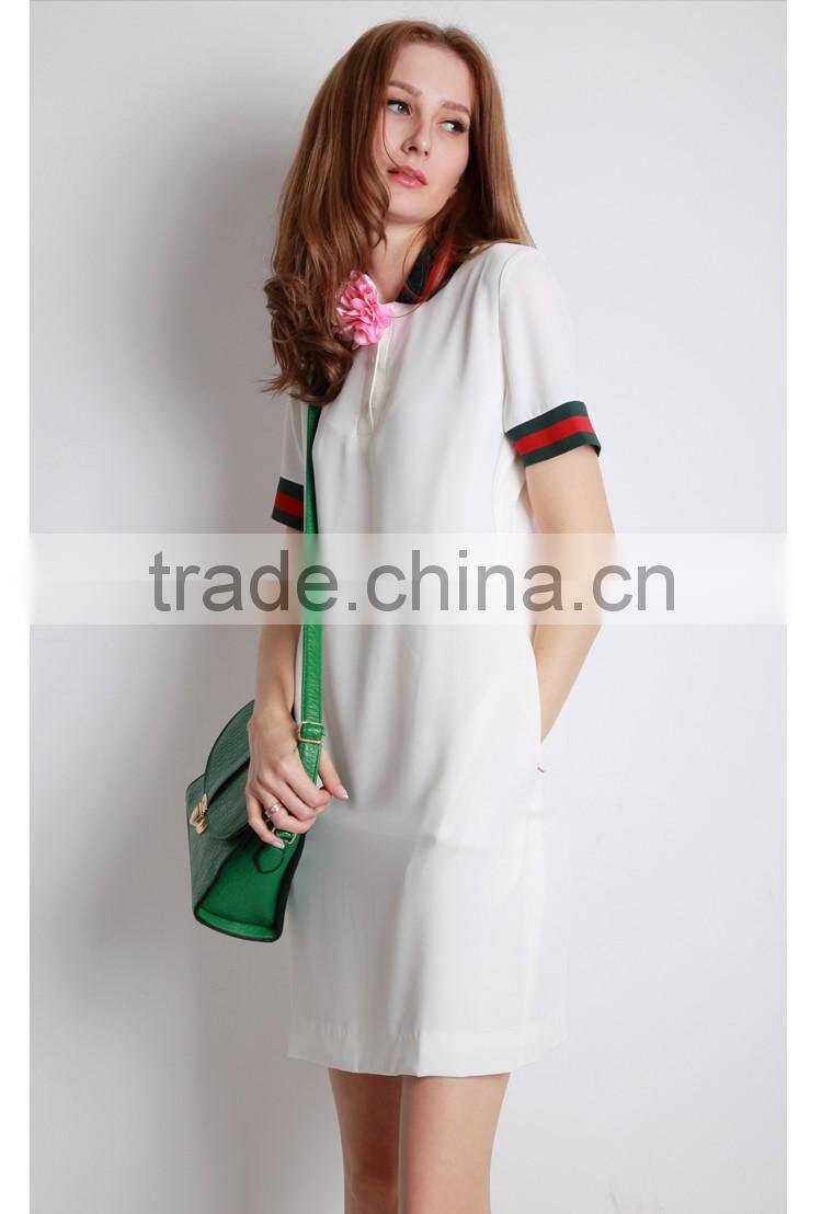 unique bulk girls students longline fancy polo shirt dress shirt