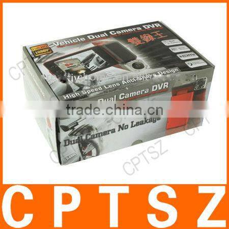 X5000 1080P Full HD 2.5 inch Screen Vehicle Dual Camera DVR with Remote Control
