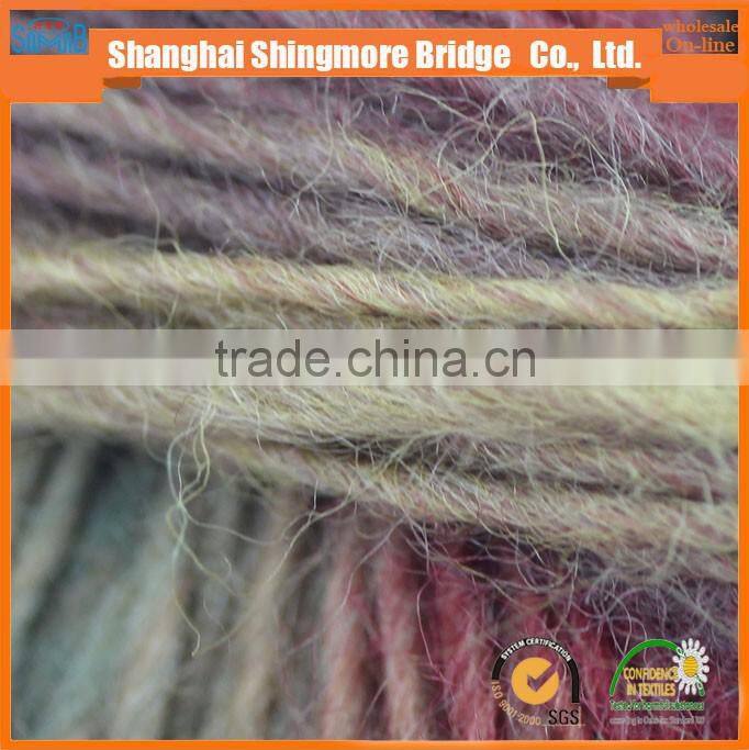 2017 china hot sell hand knitting yarn, cheap wholesale 3.6Nm australian merino wool yarn for knitting sweaters