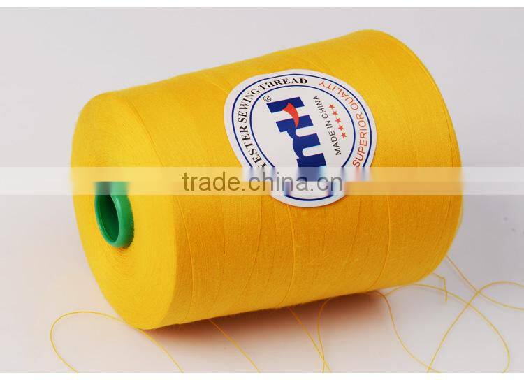 High strength chemical resistant 15/2 Poly poly core spun sewing thread