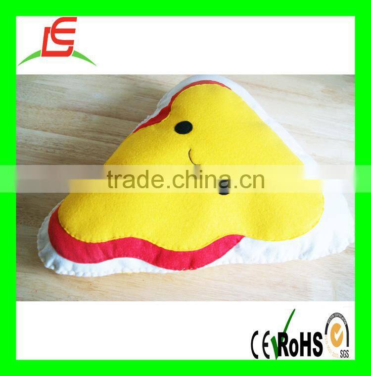 LE B0246 FOOD SHAPED HAPPY PIZZA DECORATION plush stuffed pillow