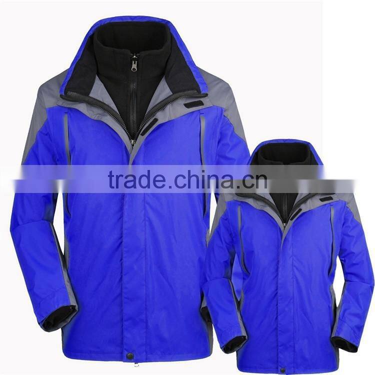 3 in 1 wind resistant & water repellent winter jacket with wind skirt