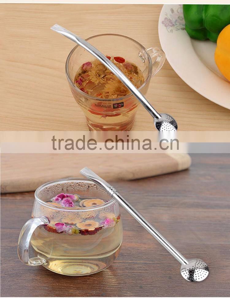 High Quality Stainless Steel Drinking Straw,Filter Metal Straw With Round Head