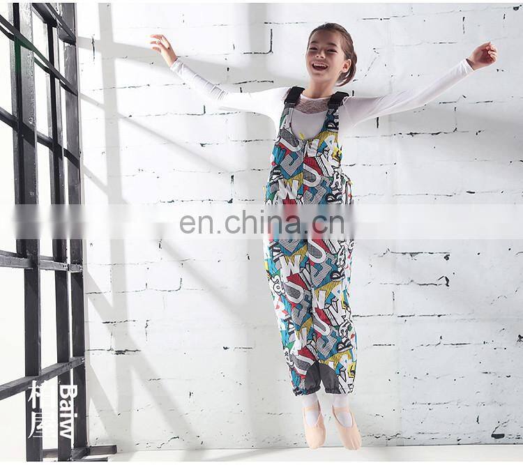 116217001 Girls Cotton Warm Dance Unitard Ballet Pants