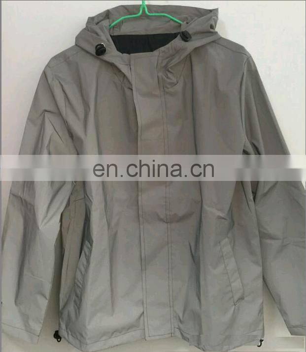 Men outdoor windbreaker safety jacket 3M reflective running jacket