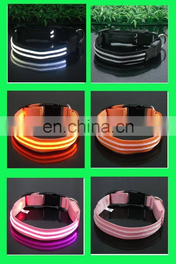 Best selling elastic dog collars nylon dog collar safety dog collar