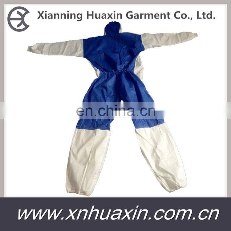 Back SMS Coverall with Elastic Wrist/Ankle