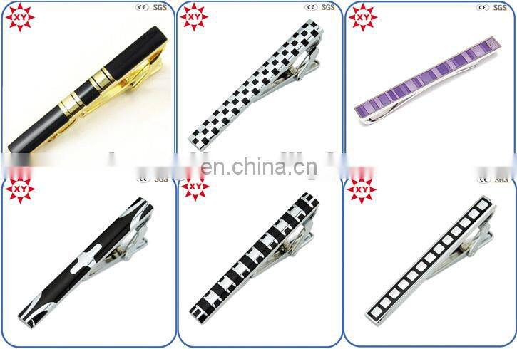 custom cheap gold tie clip with engraved manufacturers in China