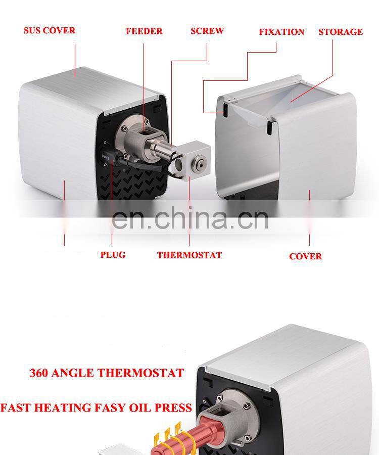 simple operation multifunction cold mini soybean oil press machine/oil expeller/small soybean oil extraction machine