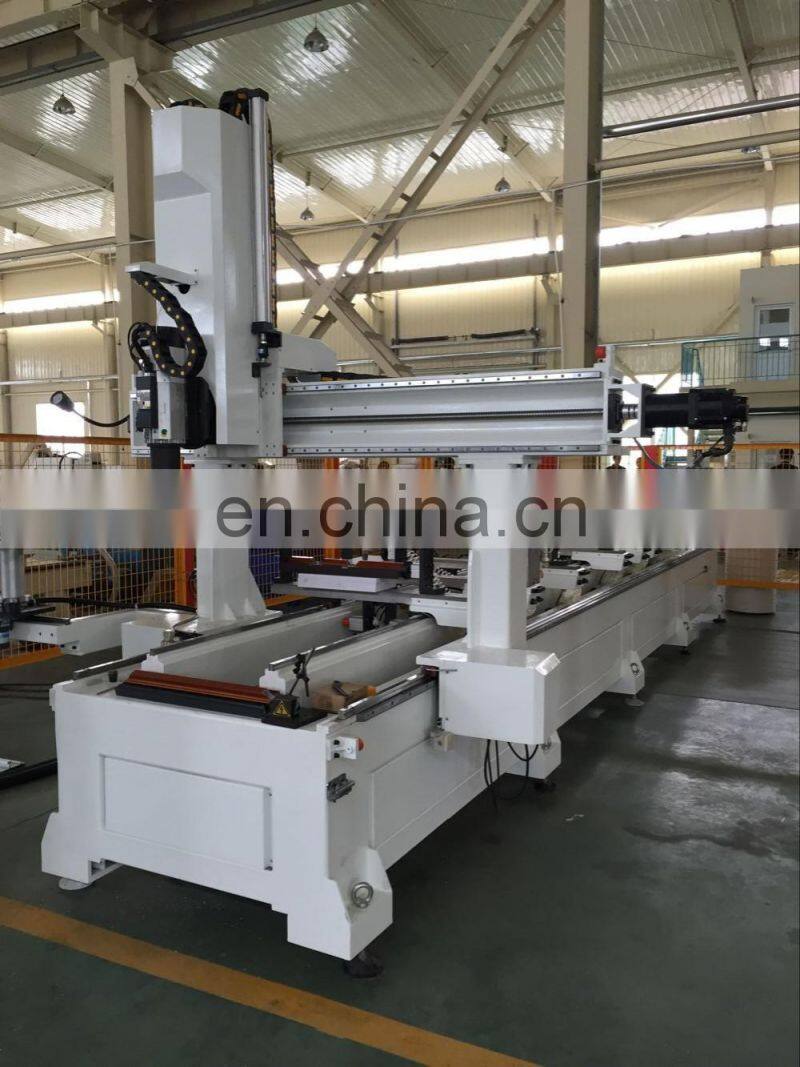 window and door/disc tool magazine/cnc router 4 axis/2016 latest Aluminum profile making machine