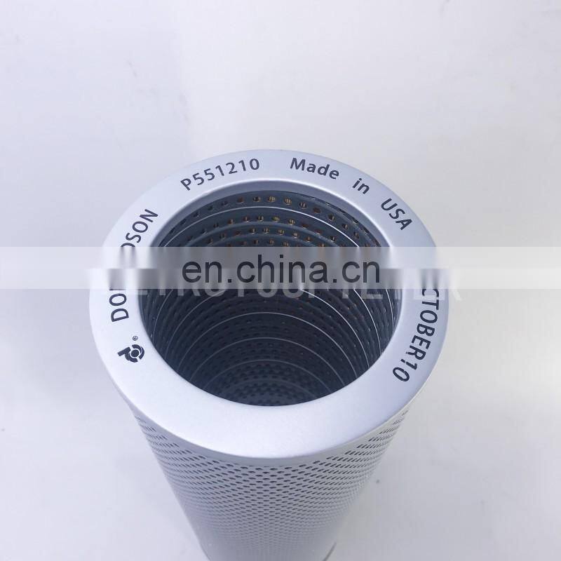 excavator hydraulic oil filter cartridge HF6319 P551210