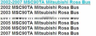 MSC90TA Auto A/C Compressor for MITSUBISHI Rosa BUS OEM MK624683 AKC200A251B AKC011H258V