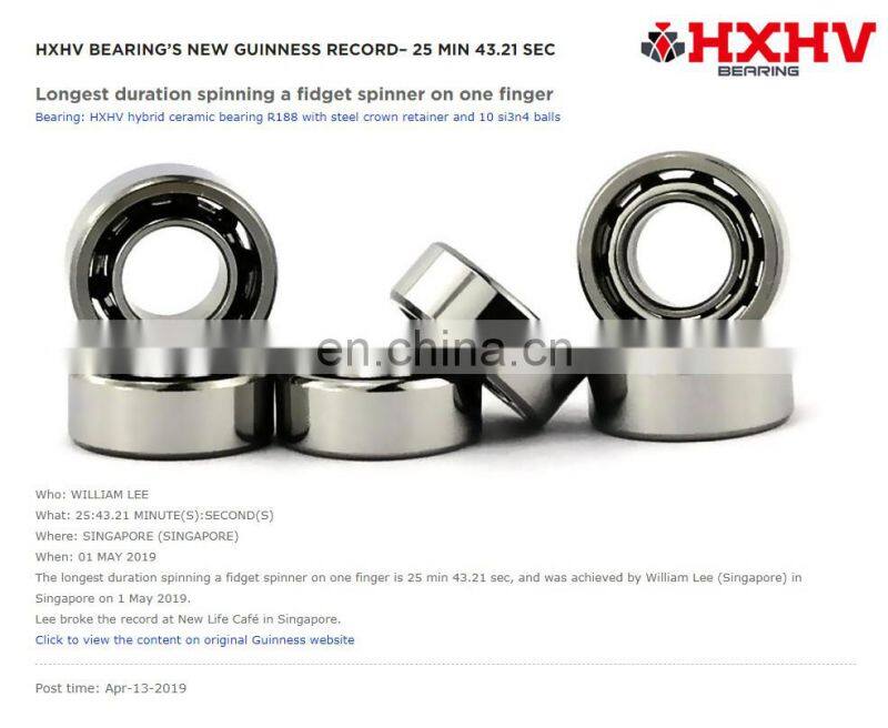 Hybrid ceramic bearing 608 R188 yoyo bearing  fidget spinner deep groove ball bearing