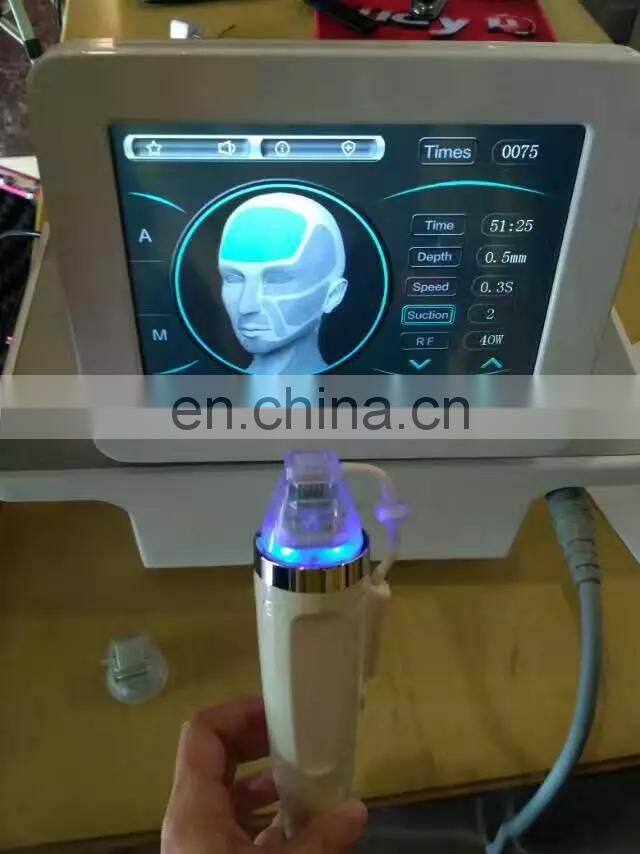 CE approved Special fractional magic effect face lift vertical fractional rf microneedle