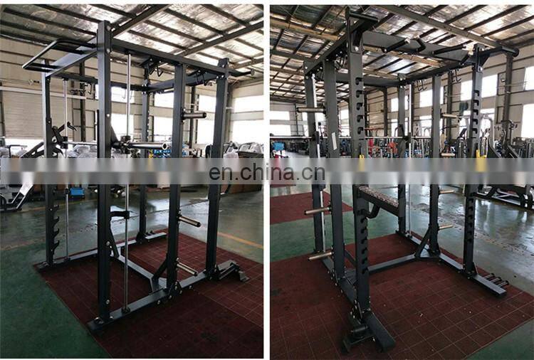 Top selling fitness hammer strength smith machine manual equipment deep squat rack