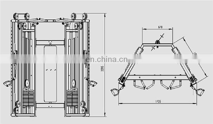 Cybex fitness equipment FTS Glide arm strength training machines