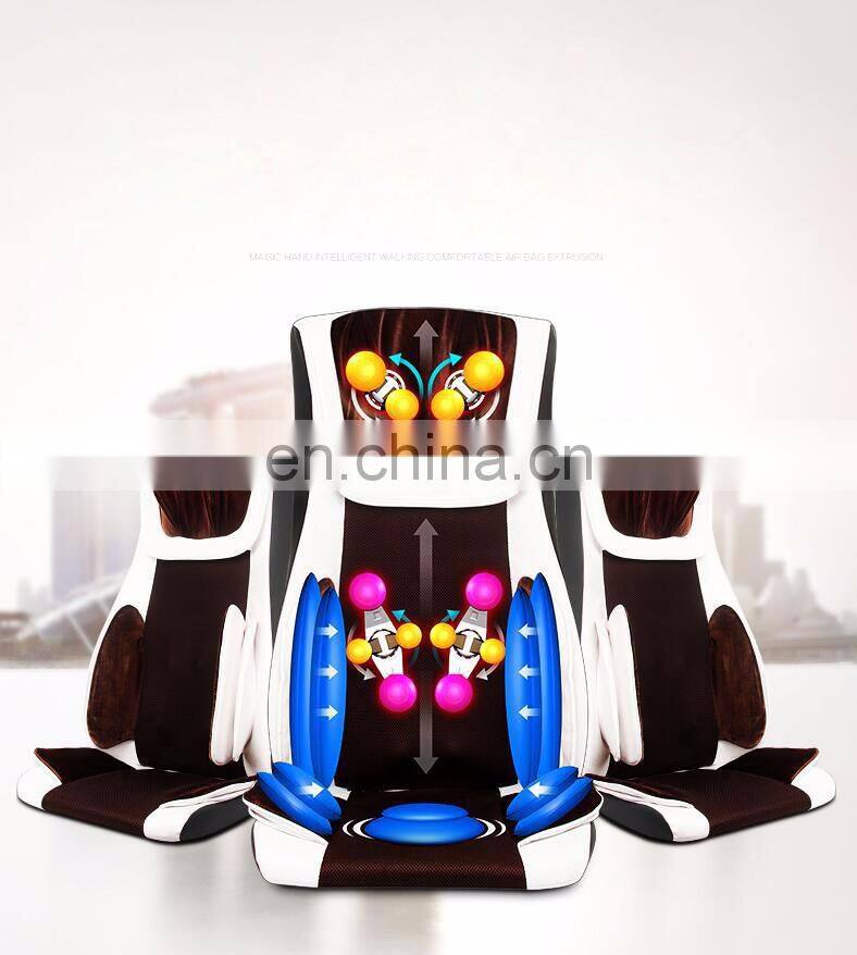 Electric heated vibration butt massage cushion for chair