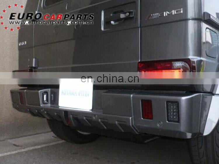 W463 rear bumper fit for G-class W463 G500 G550 G55 G63 to B-style pp rear bumper body kits wirh customer feedback