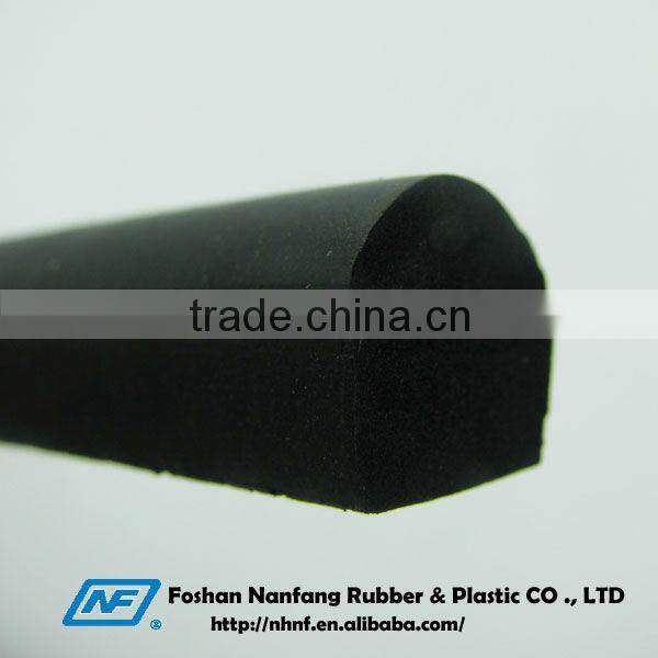 D Shaped epdm door seal (3m tape)