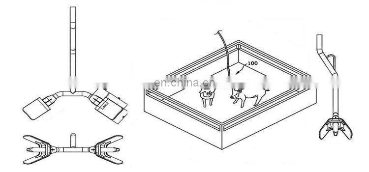 pig farm water pipe pig nipple drinker stand brackets