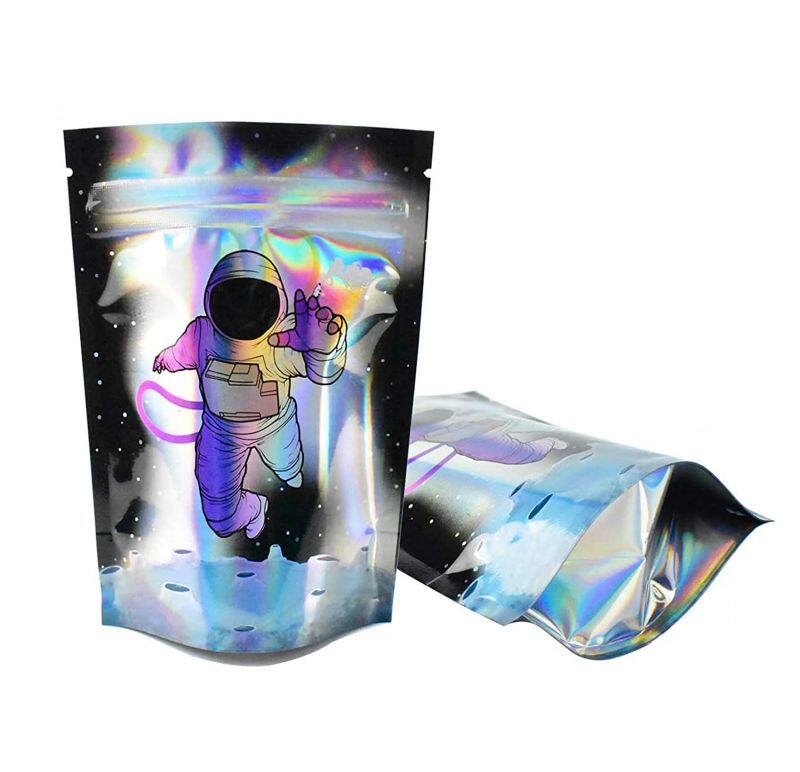 High Quality Leaf And Odor Resistant Child Proof Safety Sealed And Odor Resistant Resealable Bags 1/8 Ounce Mylar Bags 4x6