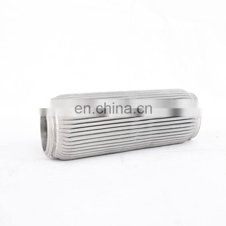 SUS 304 304L 316 316L Stainless Steel Wire Mesh Pleated Filter Element