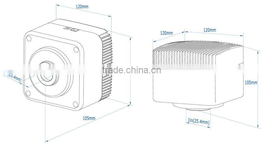 SCCCD Series C-mount USB2.0 TE-Cooling CCD Camera