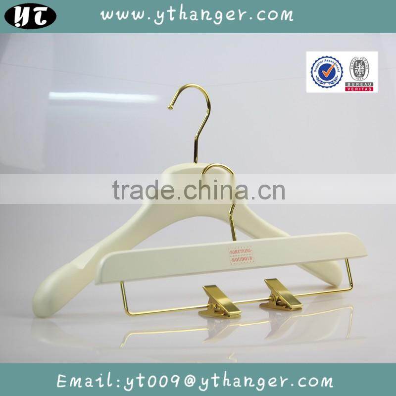 HA6960 high quality wooden craft coat hangers suit garment hanger