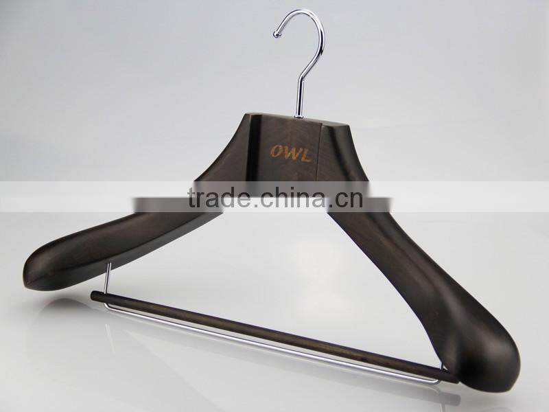 best selling wooden hanger and pants hanger with special shape