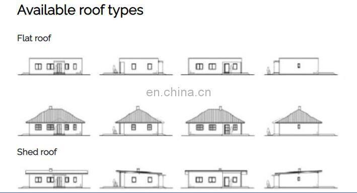 low cost luxury prefab house hotel use resort prefab modern prefabricated house