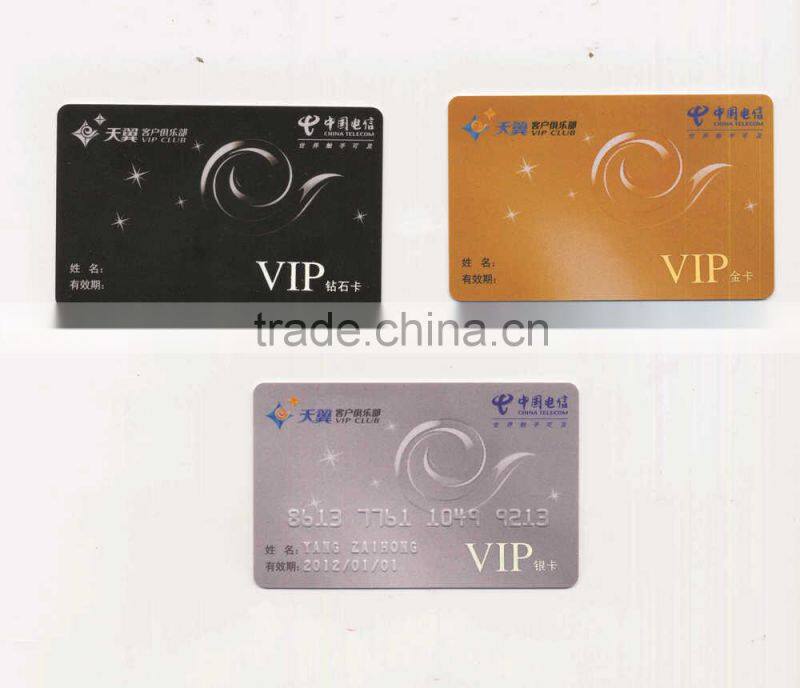 Wholesale blank pvc Plastic Cards With 4/4 Printing