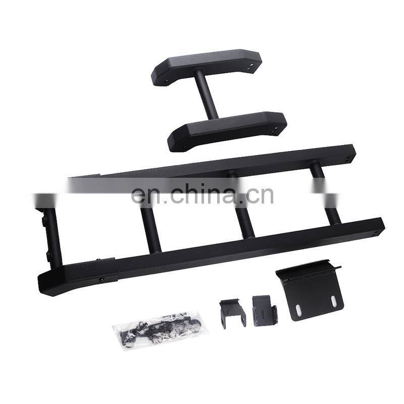Black Steel Rear Ladder for Suzuki Jimny 19-on JB64 JB74 4x4 Accessories Tail Ladder from Maiker Manufacturer